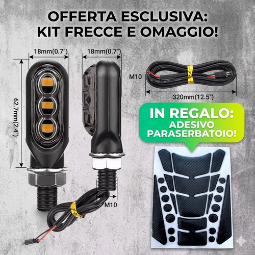 Frecce moto led kit - frecce,