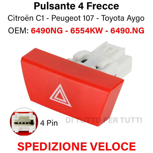 Interruttore pulsante frecce - interruttore, 4