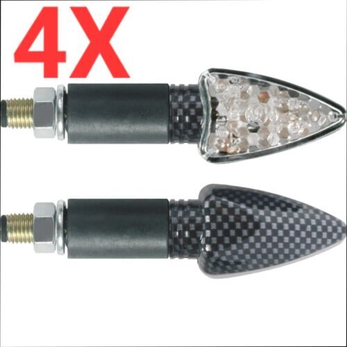 Frecce moto led - 4x, carbon